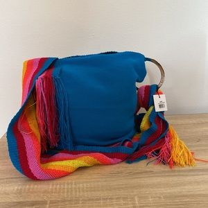 NWT Knitted Handbag Crossbody Boho chic